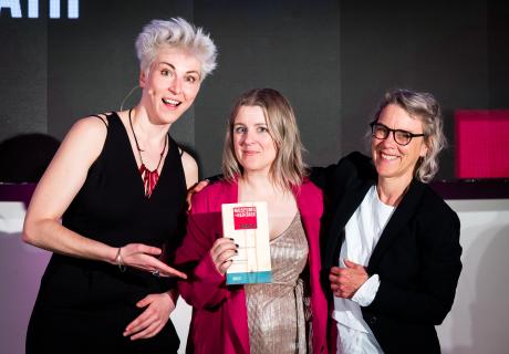 Image: Fashion Museum team collecting their award