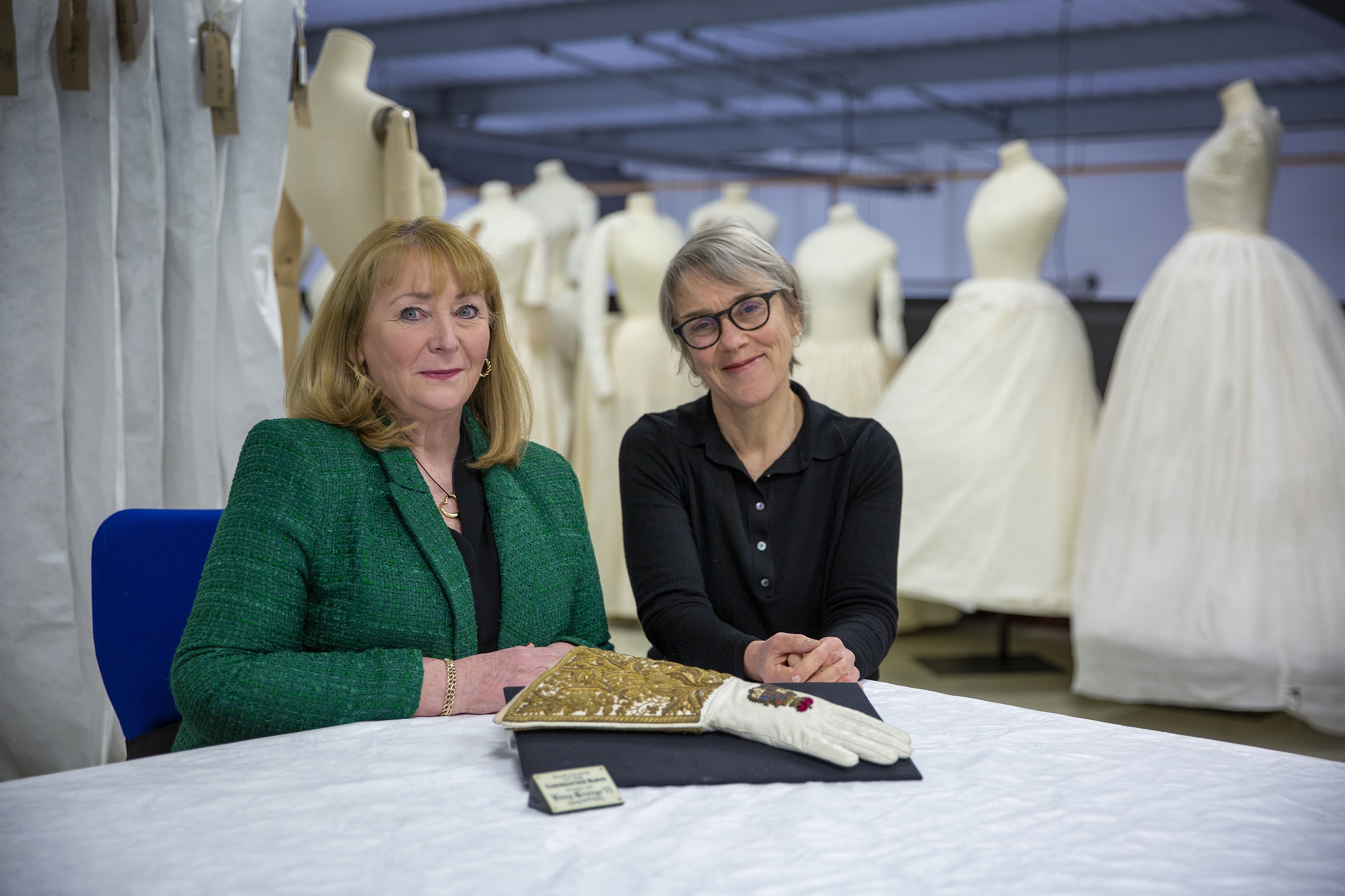 Image: Rosemary Harden and Deborah Moore at Dents Headquarters