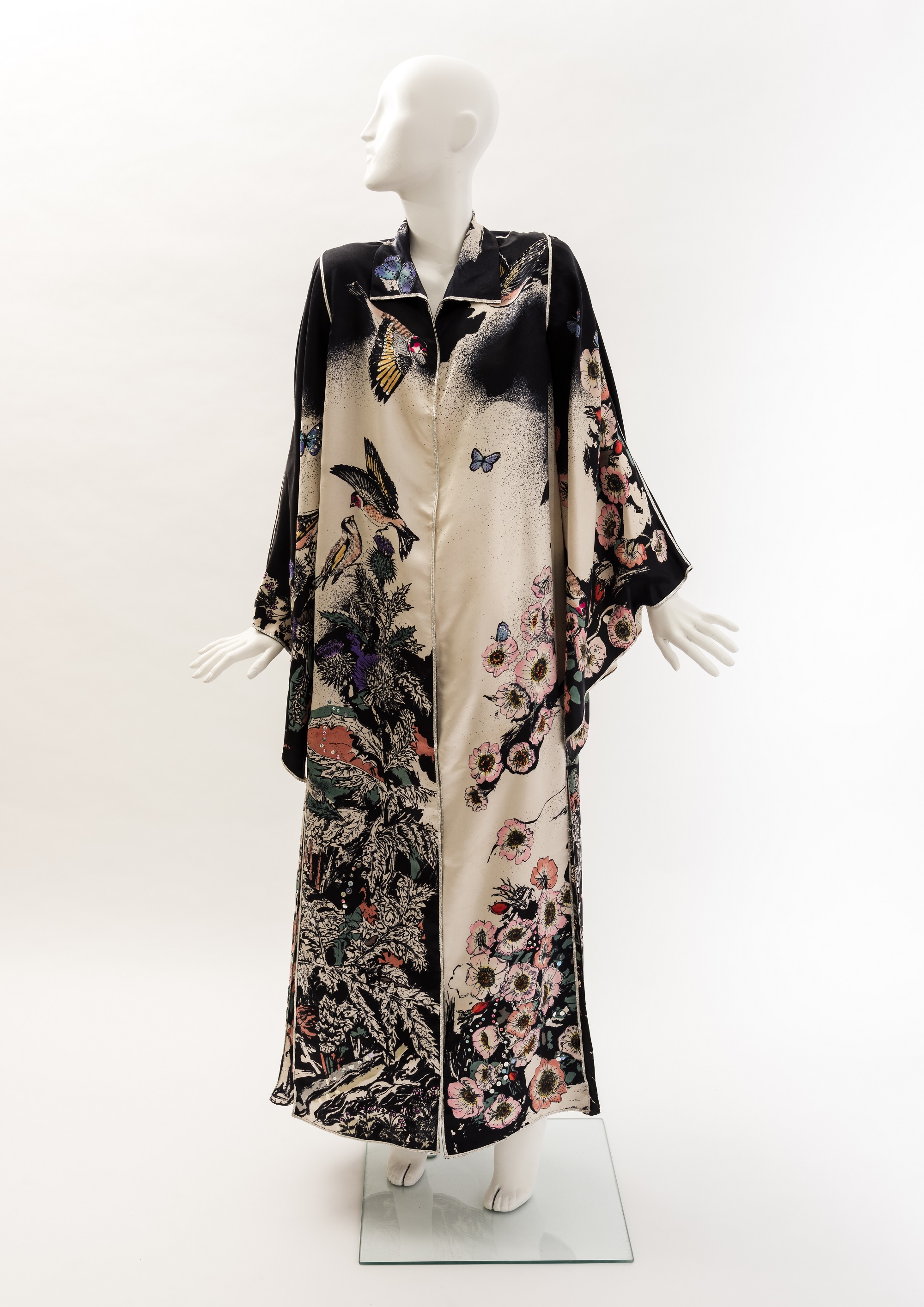 Image: A printed silk kimono