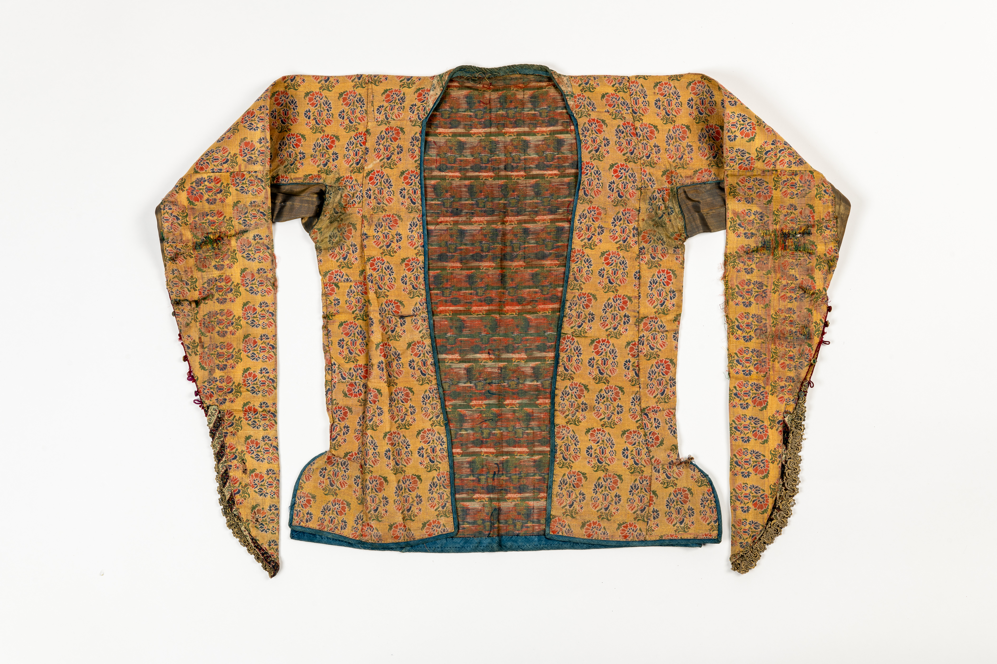 Jacket with printed Indian floral design, associated with Ottoline Morrell