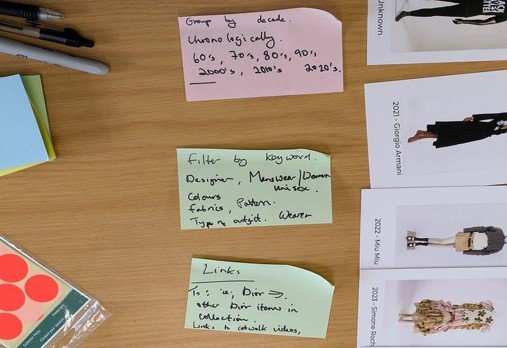 [An exercise from one of the co-design workshops, held at Bath Central Library]