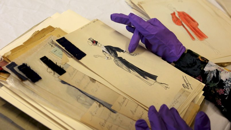 Archive designs held in the Fashion Museum Bath Collection
