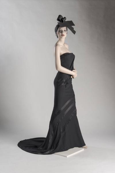 1994 John Galliano: Black bias-cut evening dress. Selector: Meredith Etherington Smith, Harper’s & Queen  