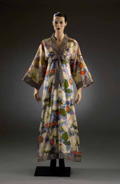 25 Woman's kimono-style evening dress