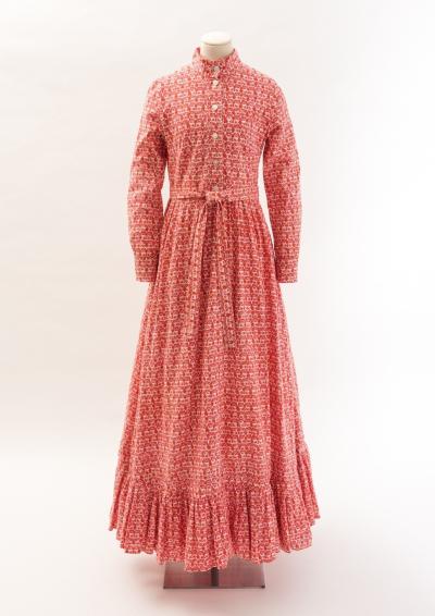 30 Woman's long printed cotton dress