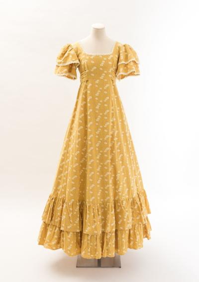 37 Woman's long printed cotton dress
