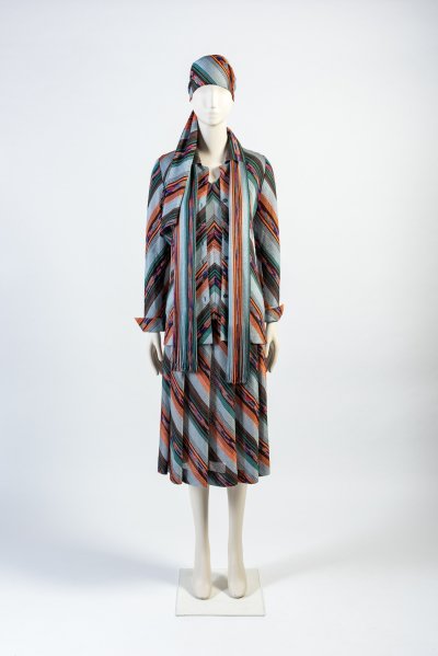 Woman’s knitted ensemble