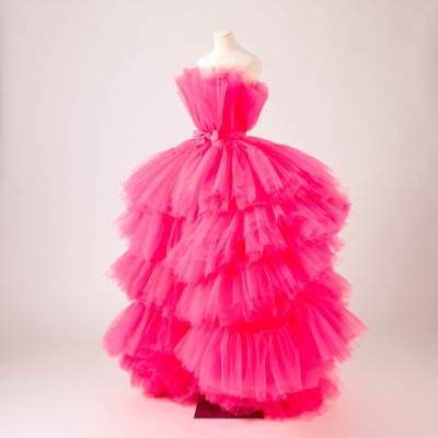 Pink tulle dress