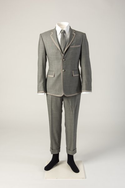 Man’s ‘short leg’ wool suit